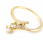 Kullatud s&otilde;rmus  Romantic Strand 52 kuld