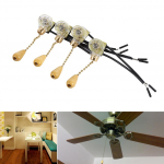 4 tk Kodu lae ventilaatori lamp seinavalgusti t&otilde;mbeahela juhtme l&uuml;liti 250 V 125 V