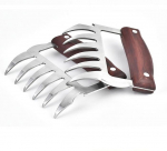 Kahvlipurustaja k&uuml;&uuml;nised BBQ T&otilde;mmatud sealiha klamber K&auml;esutamine Nikerdamine Toidugrilli tarvikud Grillimist&ouml;&ouml;riist punane