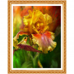 DIY teemantmaal Ristpistes tulejumalanna lilleline n&auml;put&ouml;&ouml; Kodukaunistused Kunst T&auml;is&uuml;mmargune teemant 20X30CM