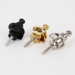 Kitarri rihma pannal Elektrikitarri libisemisvastane rihma naelad Kriimustusvastased rihma saba k&uuml;&uuml;ned Muusikariistade tarvikud must