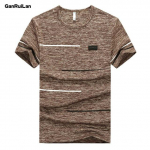 Meeste ST-s&auml;rk suvine puuvillane O kaelusega l&uuml;hikeste varrukatega topid T-s&auml;rgid Meeste moesuundade T-s&auml;rk Asian Size 8XL
