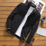 Meeste piloodipommitaja jope Meeste mood pesapalli hip-hop t&auml;navar&otilde;ivad mantlid Slim Fit mantel Br&auml;ndi r&otilde;ivad M must