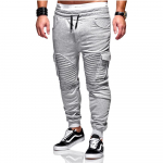 Jooksup&uuml;ksid Triibulised Jooksup&uuml;ksid Meeste Sportpliiatsp&uuml;ksid Pehmed Jooksup&uuml;ksid J&otilde;usaalip&uuml;ksid XXL helehall v&auml;rv