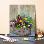 DIY v&auml;rvid numbrite j&auml;rgi &otilde;limaali komplekt L&otilde;uend DIY &otilde;limaal numbrite j&auml;rgi Seinakunsti kaunistused kodukinki kunstiks ja hobideks 40x50cm no frame