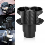 Kaasaskantav suure mahutavusega eemaldatav s&uuml;sinikkiust s&otilde;idukisse paigaldatud kaks-&uuml;hes topsihoidja must