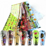 10 tk k&uuml;&uuml;nte kunsti foolium liim Halloweeni uusaasta kleebised kleebised Wrap manik&uuml;&uuml;r