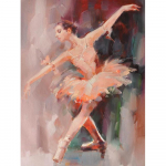 DIY tantsija teemantmaaling k&auml;sitsi v&auml;rvi l&otilde;uendi seinakomplekt portree lastetoa kaunistus Full Round 30X40CM sinine