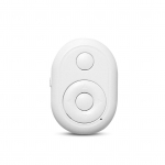 Mini Wireless Remote Control BT Remote Shutter Page Turner 10M Effective Range &Uuml;hildub iOS/ valge