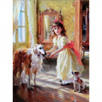 T&auml;ielik &uuml;mmargune 5D Teemantmaal, T&uuml;druk Dimond Mosaiik Tikand Ristpistes Multifilm Pilt Rhinestone Art Kodukaunistus Full Round 20x30CM