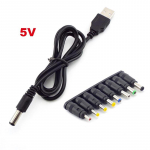 USB-alalisvoolu toitekaabel Universaalne USB-alalisvoolu pistikupesa laadimiskaabli toitepistiku adapter ruuteri miniventilaatori k&otilde;lari jaoks 5v set