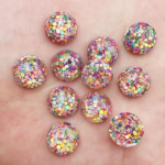 40 tk 12 mm vaiguga Glitter Paillette t&auml;is &uuml;mmargune lame seljaga kabo&scaron;oni kivist v&auml;ljal&otilde;igete raamat isetegemise pulma aplikatsiooniga kaunistuste nupp