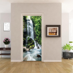 PVC kodusisustus Sissep&auml;&auml;suukse kleebis Vann Du&scaron;iruum Magamistuba Isekleepuv fototapeet Renoveerimisplakat Veekindel 77x200cm(cut 2pcs)