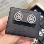 BELLA BOX mood pirnikujulised k&otilde;rvar&otilde;ngad CZ kivist k&otilde;rvatarvikutega naistele pulmapidu Statement ehted