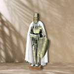 Keskaegne kantav t&auml;is&uuml;likond Crusader Combat T&auml;ielik soomusr&uuml;&uuml; Knight Halloweeni cosplay