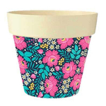 Les Tr&eacute;sors De Lily [Q6586] &ndash; bambusest istutusmasin 'Floral' roosa sinine - 13. 5x15 cm Heleroosa