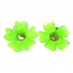 Les Tr&eacute;sors De Lily [R8216] - Rohelised  Flora  k&otilde;rvar&otilde;ngad - 13 mm roheline