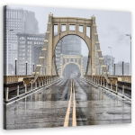 L&otilde;uenditr&uuml;kk Brooklyn Bridge New York 30x30 beež