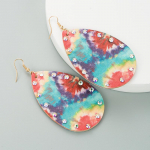 Naiste kahepoolsed ilutulestikuprindiga k&otilde;rvar&otilde;ngad, titaanist terasest tsirkoonist kristallist vesitilga stiilis PU-nahast Bohemia k&otilde;rvakaunistused OneSize