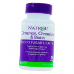 Kaneel, kroom ja biotiin, Natrol 60 tab (71358010) 60tab