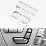 1 komplekt Mercedes Benz CE klass W204 W212 auto siseukse istme m&auml;luluku nupp trimmikatte kleebis auto kaunistustarvikud