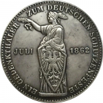 Uued 1862. aasta Saksa Saksamaa m&auml;lestusm&uuml;ndid as the picture