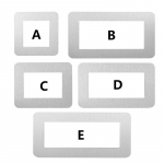 Moodne m&auml;&auml;rdumisvastane valgusl&uuml;liti kleebis seinal&uuml;liti kleebis Kaitsekate kodu elutuppa tolmukindel 7.5x15.5cm