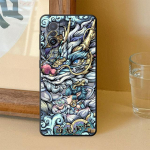 Moodne Hiina Tiger Dragon telefoni&uuml;mbris Samsung Galaxy S21 S22 Note 20 Ultra 10 Plus 8 9 S20 S23 5g Tpu pehmete &uuml;mbriste kate Samsung Note 20