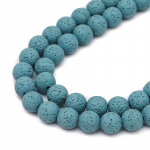 Looduslikust kivist v&auml;rvilised vulkaanilisest kivist helmed &uuml;mmargused lahtised helmed ehete valmistamiseks DIY k&auml;ev&otilde;ru kaelakee 6mm 65pcs