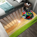 Jalgpallipildid Vaip Jalgpalliv&auml;ljaku vaip Elutoa kaunistamine Magamistoa vaibad elutoa vaip Kodu sissep&auml;&auml;su uksematt Lapsed 100cm x 150cm