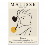 Abstraktne seinakunst Matisse'i plakatijoon N&auml;gu Korallilehed Plakatid ja v&auml;ljatr&uuml;kid L&otilde;uendimaalingud interj&ouml;&ouml;ripiltideks Ruumi sisekujundus 21x30cm No Frame