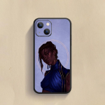 Moodne mustade t&uuml;drukute telefoni&uuml;mbris iPhone'ile Samsung Galaxy Redmi Xiaomi Oppo OnePlus Note SA 7 8 9 10 11 12 13 14 20 21 22 23 53 54 Pro Max Plus Ultra iPhone 6 or 6S