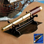 Eriti pika vahemaa retropiraadi teleskoop, suumitav teleskoop 25x30 suure suurendusega HD teleskoop messingist silmaklaasist kaasaskantav teleskoop purjetamiseks kuld