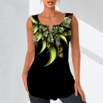 Naiste moodsad V-kaelusega s&auml;rgid vabaaja topid Naiste 3D v&auml;lguga teemantmustriga prinditud vest suures suuruses varrukateta pluusiga s&auml;rgid XS