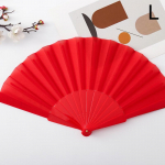 Plastikust kokkupandav lehvik Hiina stiilis retro k&auml;eshoitav ventilaator lillelised tantsuetendused Kohandatud f&auml;nniga pulmakingitus k&uuml;lalistele