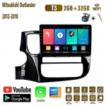 Juhtmeta 10-tolline Android-autoraadio Carplay Mitsubishi Outlander 2012-2018 auto multimeedia videopleier GPS-navigatsioonis&uuml;steem WIFI 2+32GB 2+32GB