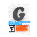 Jackall Soft Lure Good Meal Grub 1,5 tolli oranž kuldhelves (4754)