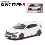 1:32 Scale 2017 Honda Civic Type-R Diecast mudelauto m&auml;nguasi, avatud uste valguse ja heliga lastele, poistele, t&uuml;drukutele, t&auml;iskasvanutele, meestele 1/32-15x6.5x5cm