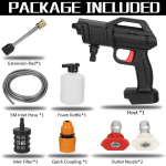 98VF 1000W juhtmeta autopesumasin k&otilde;rgsurvepihustusp&uuml;stolite veepuhastusvahend Makita 18V aku jaoks Only machine