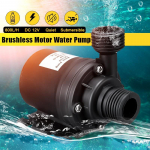 19W Mini &uuml;livaikne veepump DC 12V Lift 5M harjadeta mootor sukelveepump ABS