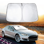 Tesla mudeli Y 2022 2023 jaoks p&auml;ikesevari, katuseakna isolatsioon, UV-kiirguse kaitse, p&auml;ikesevarju mudel Y, kuumuse blokeerimine 1pcs white