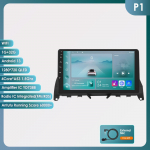 Hizpo 8GB+128GB 9'' 2Din Android 12 DSP RDS autoraadio multimeedia videopleier Mercedes Benz C-Class 3 W204 S204 2006-2011 SWC GPS Carplay 4G jaoks HC1 4Core 1G 32G