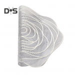 Bronzing Rose Placemat P&otilde;lemisvastane Kuumakindel libisemisvastane Veekindel soojusisolatsioon PVC N&otilde;udepesumasin Ohutu s&ouml;&ouml;gilaua kaunistus Mat K&ouml;&ouml;gitarbed kuldne