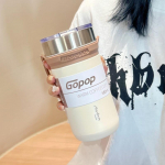 580 ml kohvitassi termospudel roostevabast terasest vaakum isolatsioon k&uuml;lma joogi pudeliga reisikruusid &otilde;lgedest auto veepudelitega 580ml beež