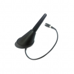 2,2  auto antenn koos antennialuse komplektiga, Volkswageni, Toyota, Mazda, BMW 1J0035501F vahetus, must