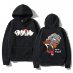 Mf Doom Hoodie Mehed Naiste vabaaja Unisex t&auml;navar&otilde;ivad Mood kapuutsid S&uuml;gistalveriided Pikkade varrukatega dressipluusid L must