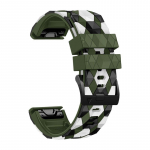 22 mm 26 mm silikoonrihm Garmin Fenix ​​7 7X 6 6X Pro 5 5X Plus Quick Fit jalgpallimustriga kellarihm Garmin Epix Enduro nutikella rihma jaoks 26mm