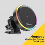 Essager Rgb magnetiline autotelefoni hoidik Qi 15w juhtmevaba laadija auto iPhone 13 12 Pro Max jaoks Samsungi universaalne telefonihoidja alus Outlet type