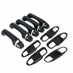 Car styling Carbon Fiber Look ABS door handle cover door handle bowl trim For Jeep Wrangler JL 2018 punane