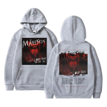 Maneskin Louds Kids Gets Louder Tour Hoodie Unisexs Hip Hop Streetwear Meeste Suurem&otilde;&otilde;tmeline dressipluus Unisex Naiste Punk Rock Bandi kapuuts S black